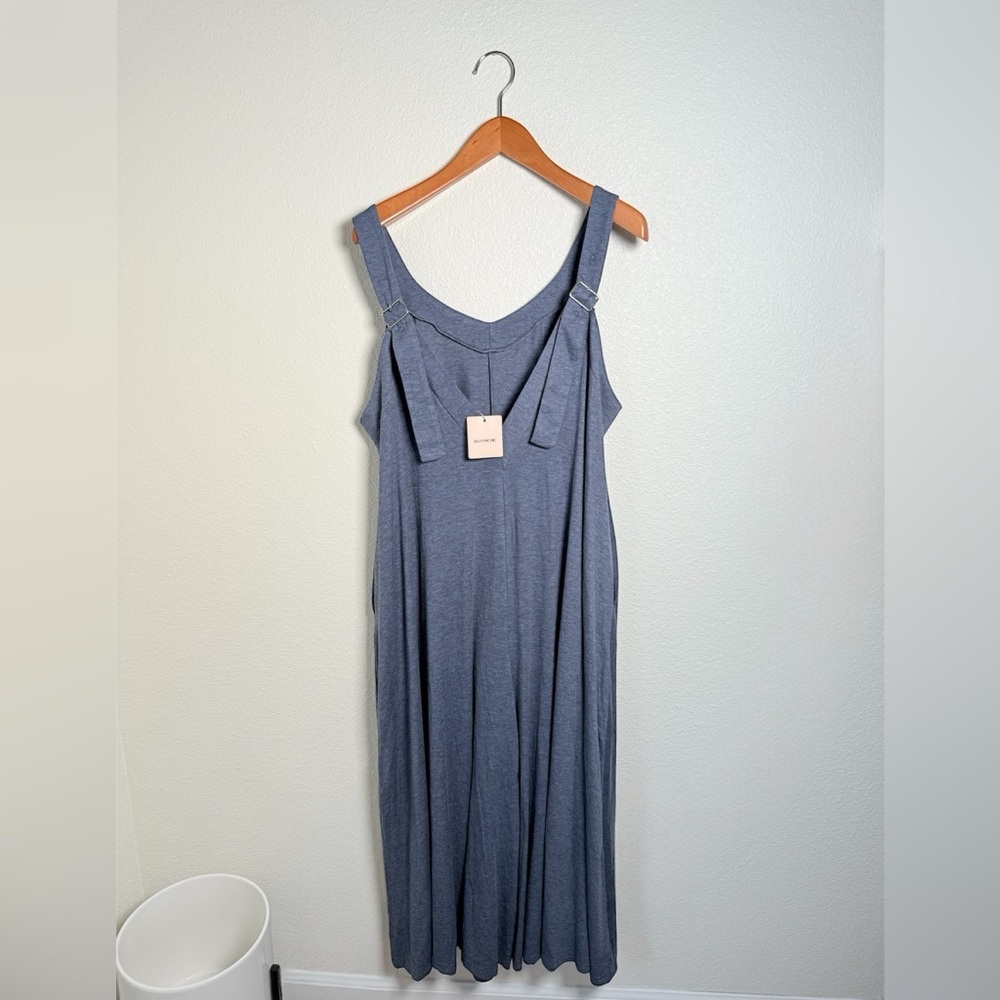 NWT Bloomchic Blue Supersoft Essentials Solid Poc… - image 6